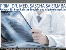 Tablet Screenshot of drsajer.at